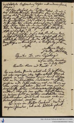 Brief von Joseph von Laßberg an Franz Karl Grieshaber (14.07.1845)