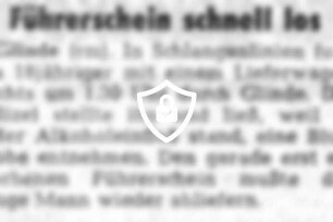 Führerschein schnell los