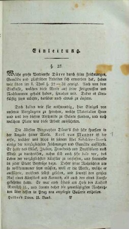 Das Leben und die Werke Albrecht Dürer's, Des zweyten Bandes erste Abtheilung. Dürer's Zeichnungen - Gemälde - Plastische Arbeiten
