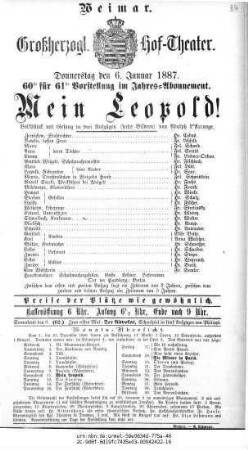 Mein Leopold!