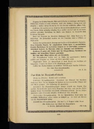 Das Ende der Narajowka=Schlacht.