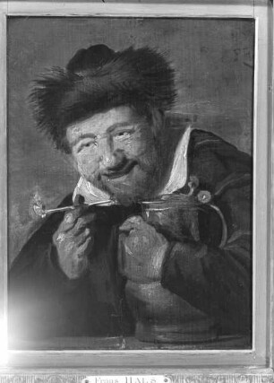 Mann mit Pfeife und Krug