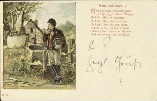 Hans und Liese. I. - Und der Hans schleicht umher [...]