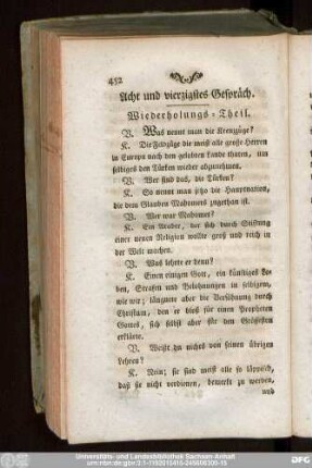 Acht und vierzigstes Gespräch.
