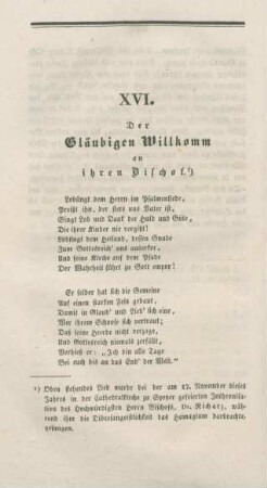278-280 Der Gläubigen Willkomm an ihren Bischof