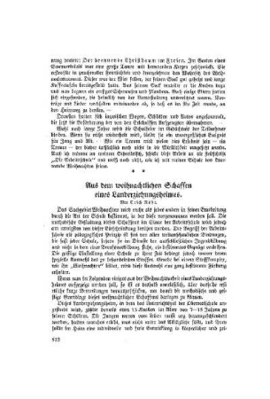 Aus dem weihnachtlichen Schaffen eines Landerziehungsheime