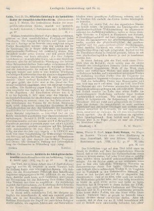 700-701 [Rezension] Kühn, Ernst, Johann Georg Hamann, der Magus im Norden