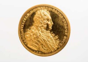Medaille auf den Regierungsantritt des Markgrafen Karl Wilhelm von Baden
