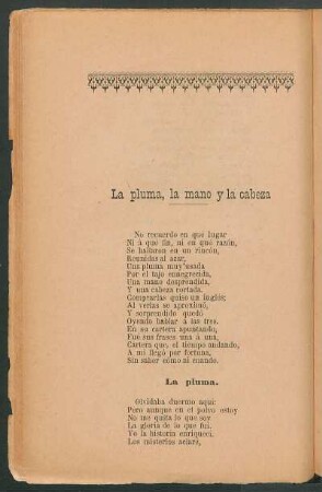 La pluma, la mano y la cabeza