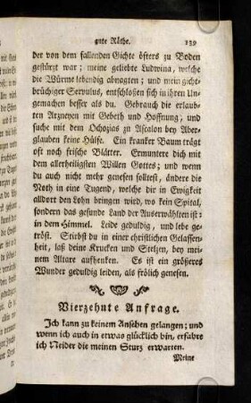 139-148, Vierzehnte Anfrage