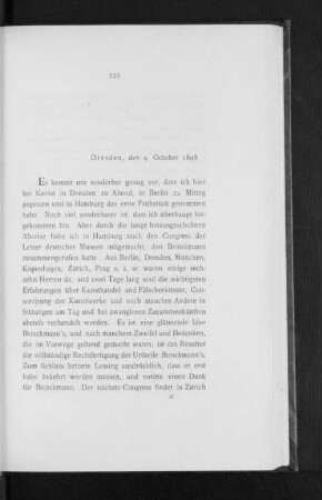 Dresden, den 9. October 1898