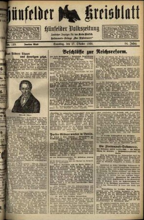Zweite Ausgabe vom Samstag, den 27. Oktober 1928.