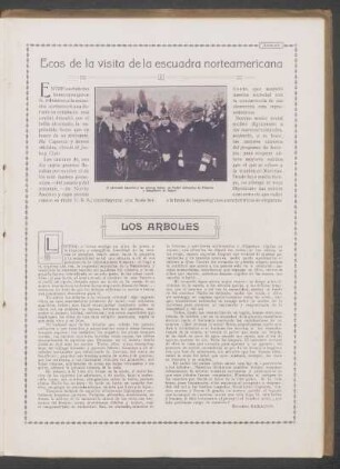 Ecos de la visita de la escuadra norteamericana
