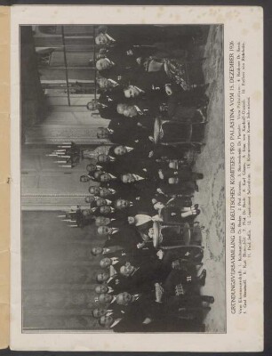 Generalversammlung des Deutschen Komitees pro Palästina vom 15. Dezember 1926