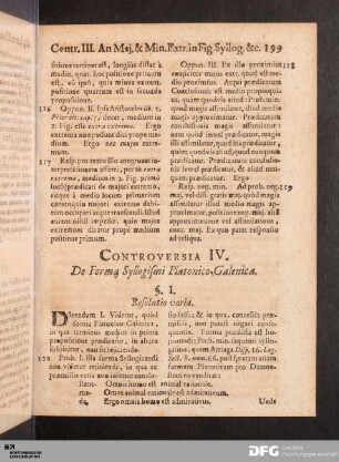 Controversia IV.