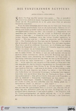 9: Die Tänzerinnen Ägyptens