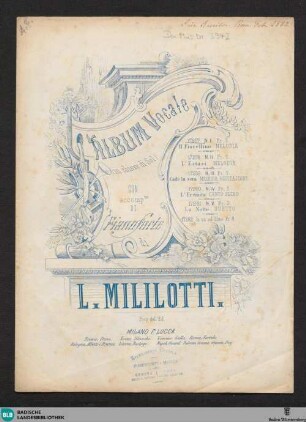 1: Il fiorellino : melodia