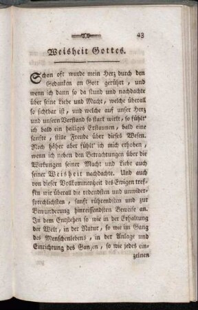 Weisheit Gottes.