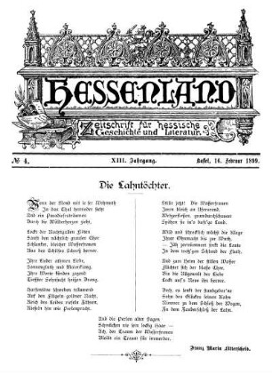 No. 4, 16. Februar 1899