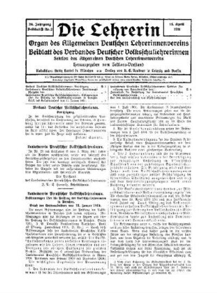 Verband Deutscher Volksschullehrerinnen
