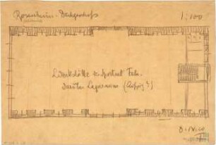 Fischer, Theodor; Rosenheim; Kunstmühle - Grundriss DG