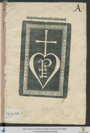Augustinus de virtute psalmor[um]