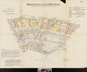 Bl. 1: Bebauungsplan für den Stadtteil Hamm (Marsch)