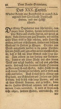 Das XXX. Capitel. Wie der König aus Franckreich in manch Königreich ...