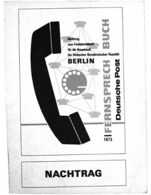 1972: Nachtrag zum Fernsprechbuch 1972