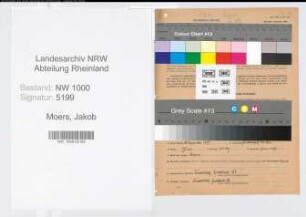 Entnazifizierung Jakob Moers, geb. 18.12.1875 (Postinspektor)