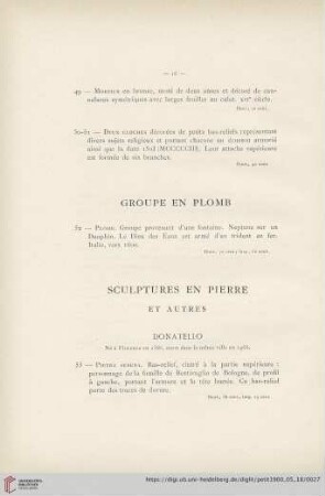 Groupe en Plomb (Nr. 52)