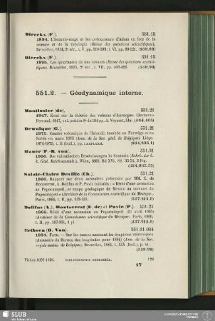 551.2. - Géodynamique interne
