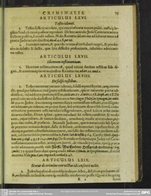 Articulus LXVIII. De falsis testibus