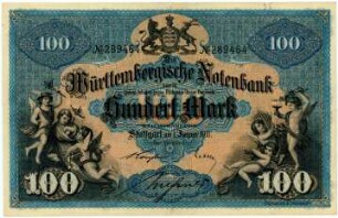 Geldschein, 100 Mark, 1.1.1911