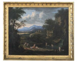 Gemälde: Badende Nymphen