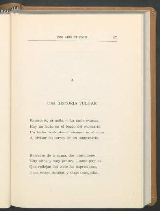 X Una historia vulgar