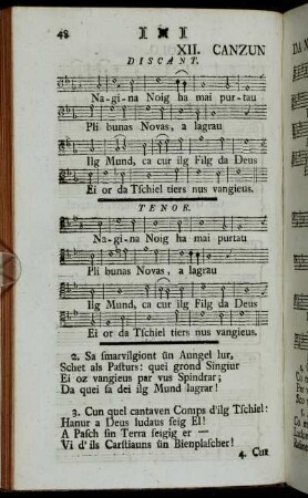 XII. Canzun Da Nadal