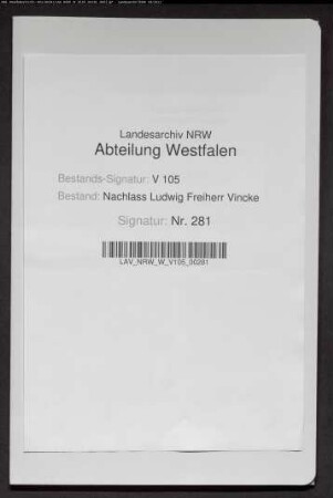 1 Brief von Friedrich Herzog von Holstein-Beck