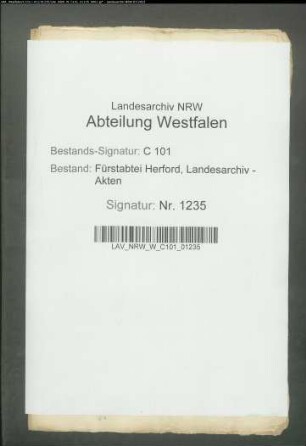 Erkundigung der Äbtissin bei dem Geheimsekretär über verschiedene Fragen der Inthronisation, kaiserl. Bestätigung, Lehnsempfang
