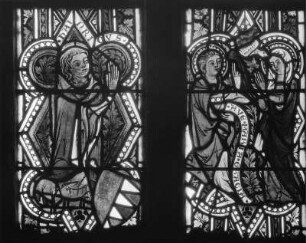 Glasfenster mit Christuszyklus