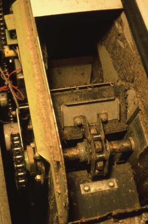 Fotografie: Erntetechnik, Mähdrescher selbstfahrend, Ertragsmessung, Ertragssensor