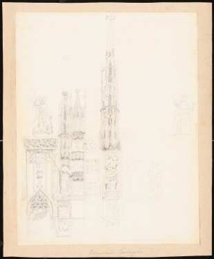 Kathedrale, Tarragona: Hochaltar, Details und gröbere Skizzen