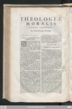 Liber Tertius. De Tertio Praecepto Decalogi.