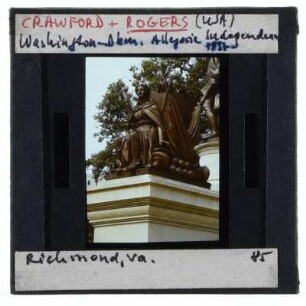 Richmond, Crawford/Rogers, Virginia Washington Monument