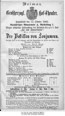 Der Postillon von Lonjumeau