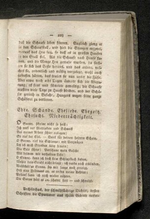 Ehre. Schande. Ehrliebe. Ehrgeitz. Ehrfurcht. Niederträchtigkeit.