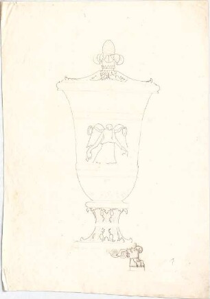 Voit, August von; Prunkvase - Ansicht