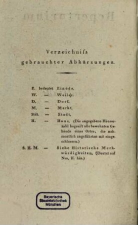 Repertorium des topographischen Atlasblattes Ingolstadt