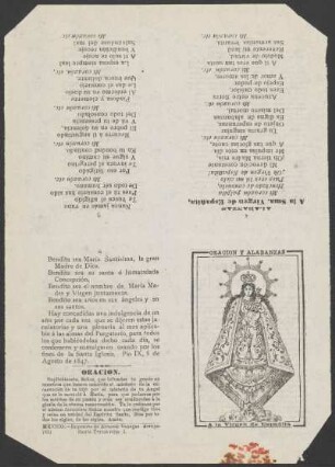 Oración y alabanzas a la Virgen de Españita