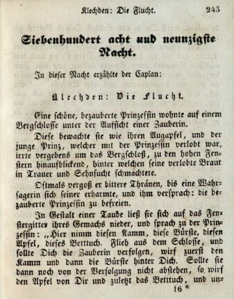 Siebenhundert acht und neunzigste Nacht